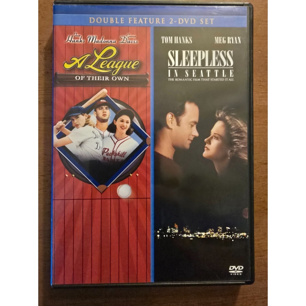 A League of Their Own/Sleepless in Seattle DVD, Excellent Condition